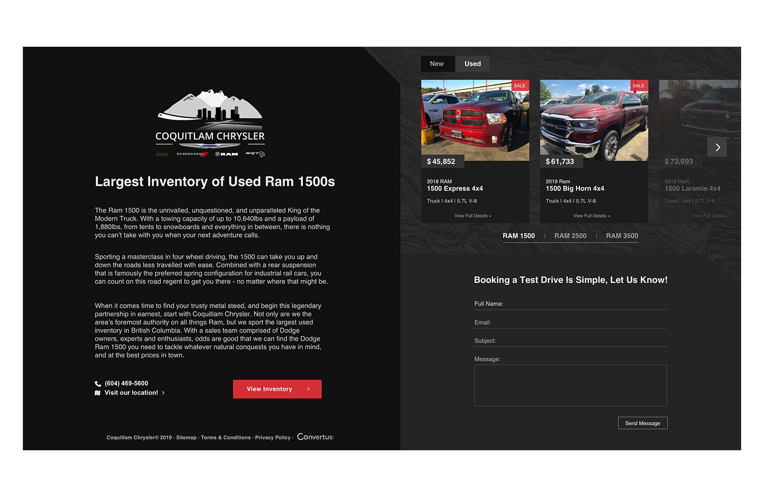 Final Landing Page Redesign